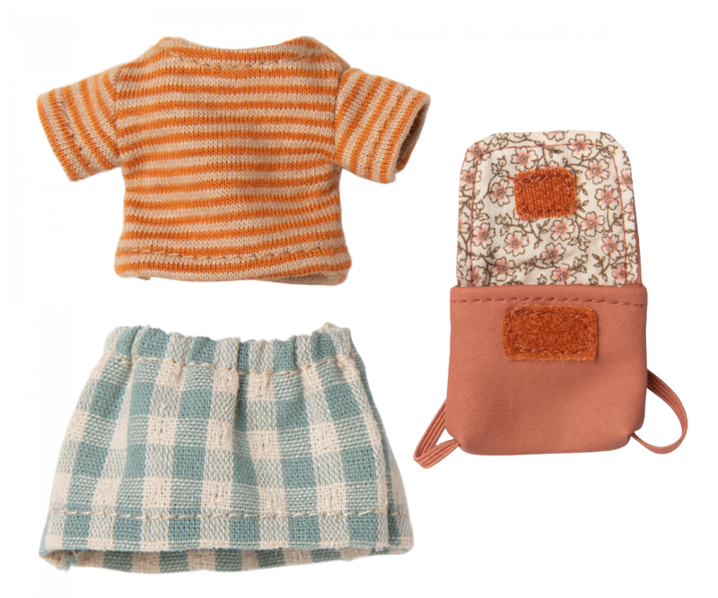 Maileg Clothes and bag, Big sister mouse - 2 colours available
