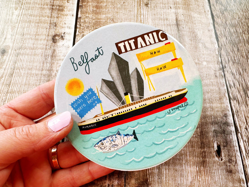 Titanic Shipyard Belfast Ceramic Coaster
