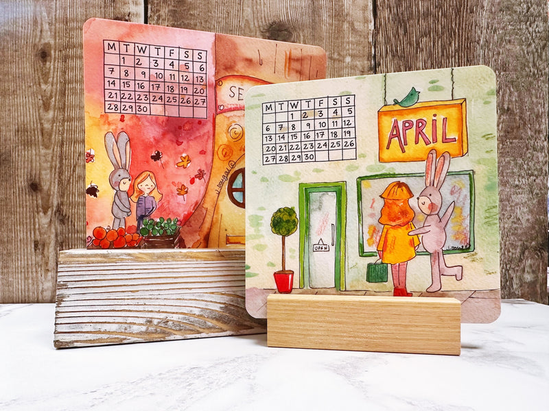 2026 Refillable Desk Block Calendar ALL SIZES