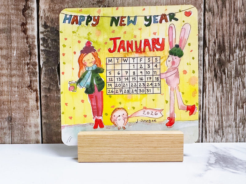 2026 Refillable Desk Block Calendar ALL SIZES