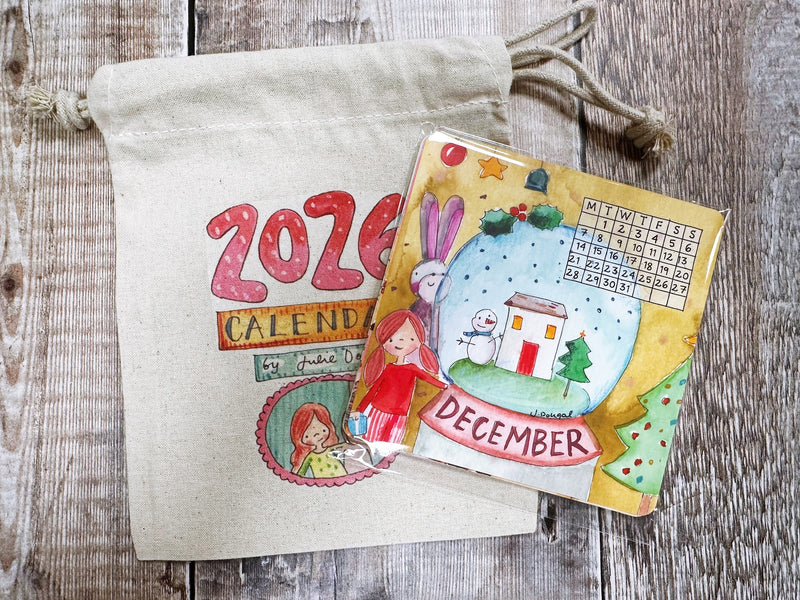 2026 Refillable Desk Block Calendar ALL SIZES