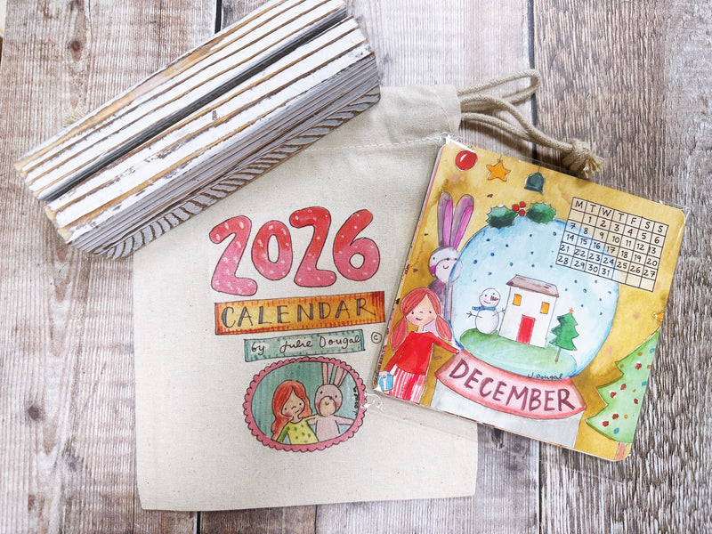 2026 Refillable Desk Block Calendar ALL SIZES