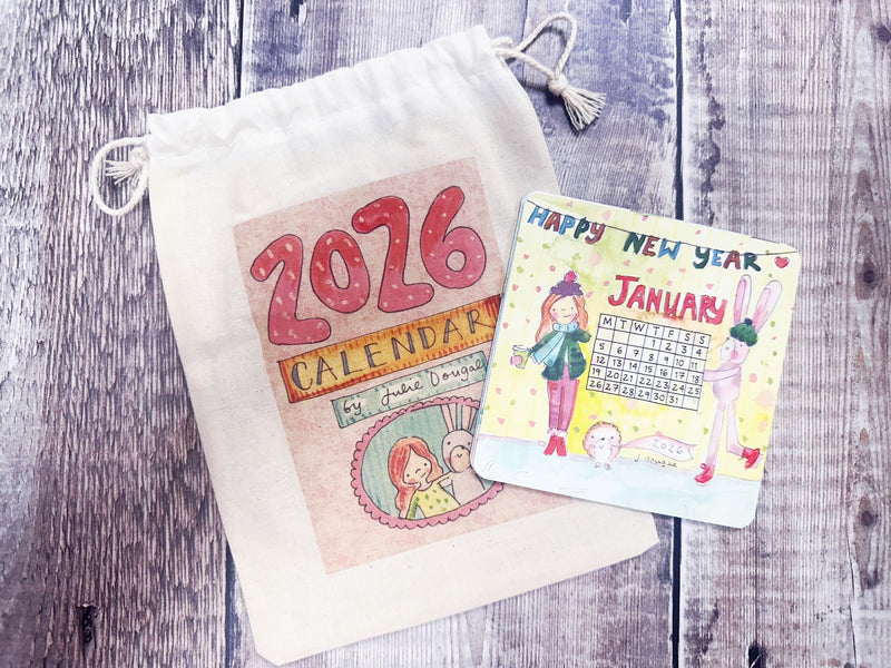 2026 Refillable Desk Block Calendar ALL SIZES