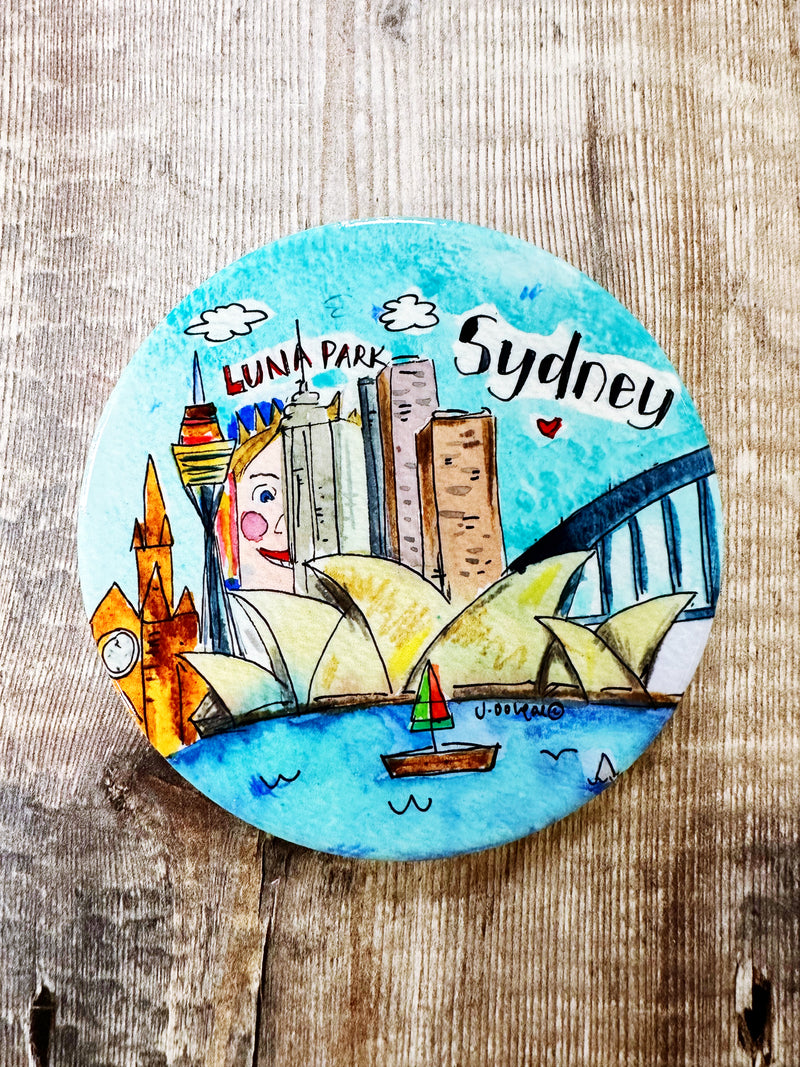 Sidney Australia Ceramic Coaster