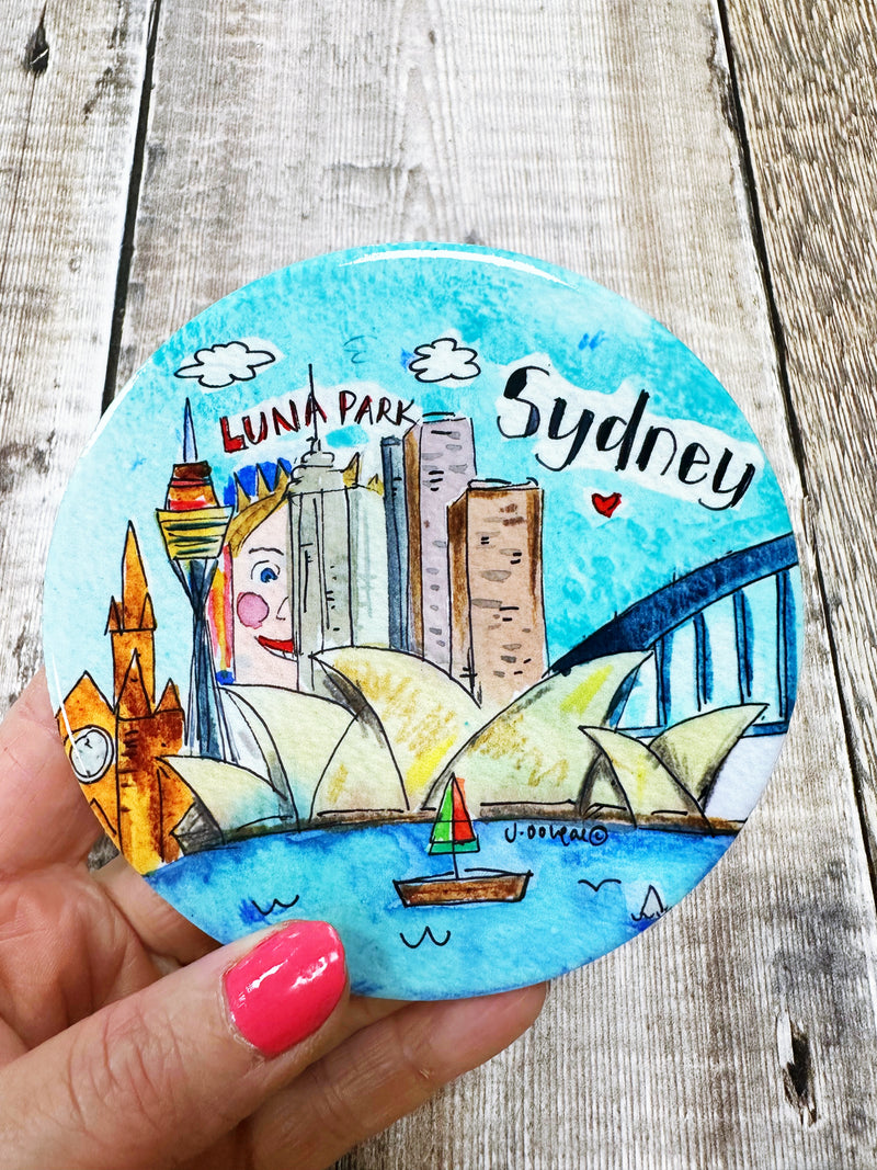 Sidney Australia Ceramic Coaster