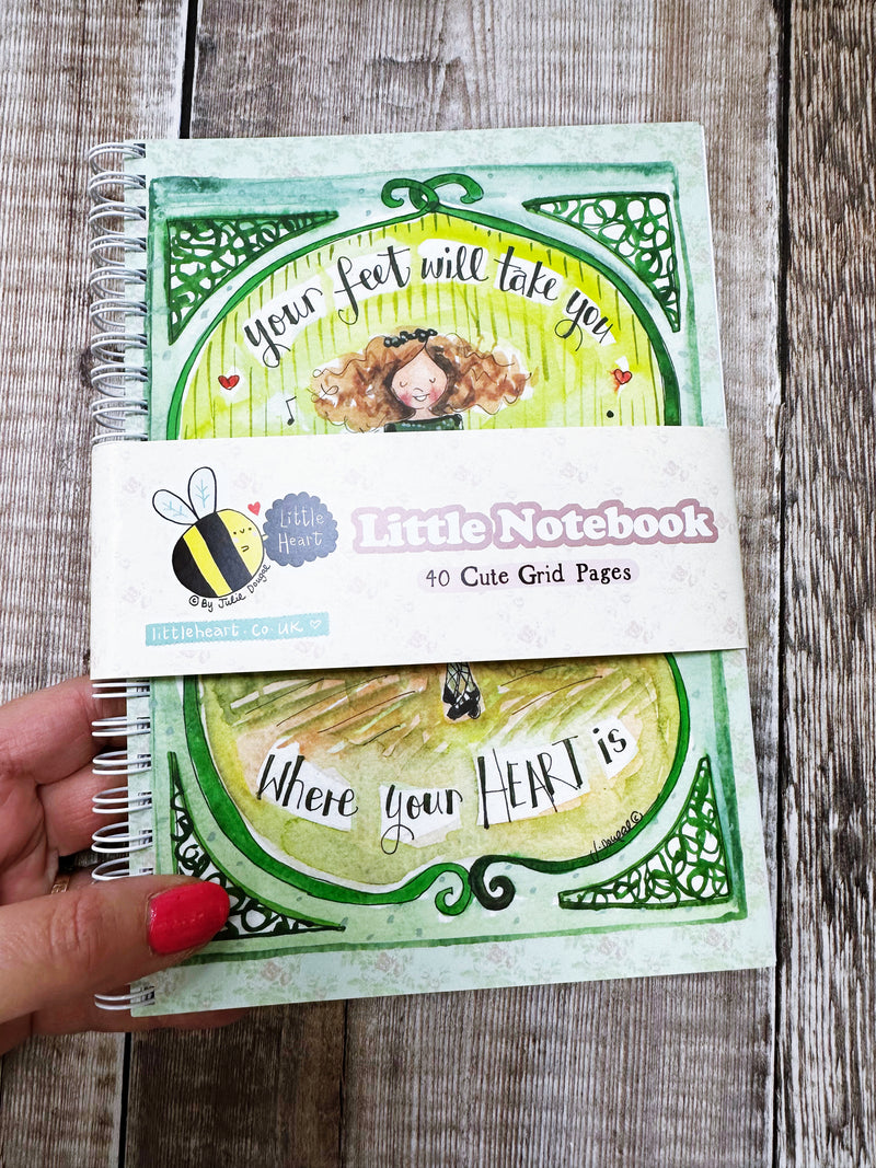 A5 Ring bound Irish Dancing Notebook or Planner