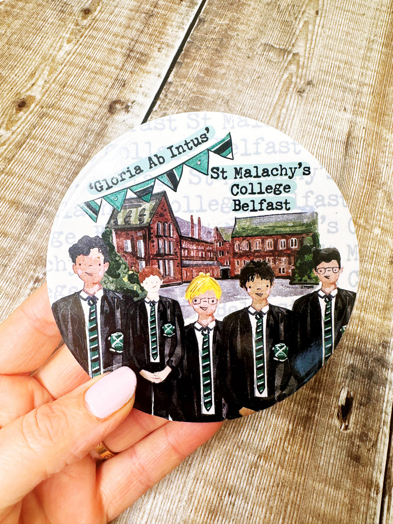 Secondary School Coaster with Acrylic Stand