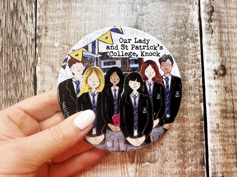 Secondary School Coaster with Acrylic Stand