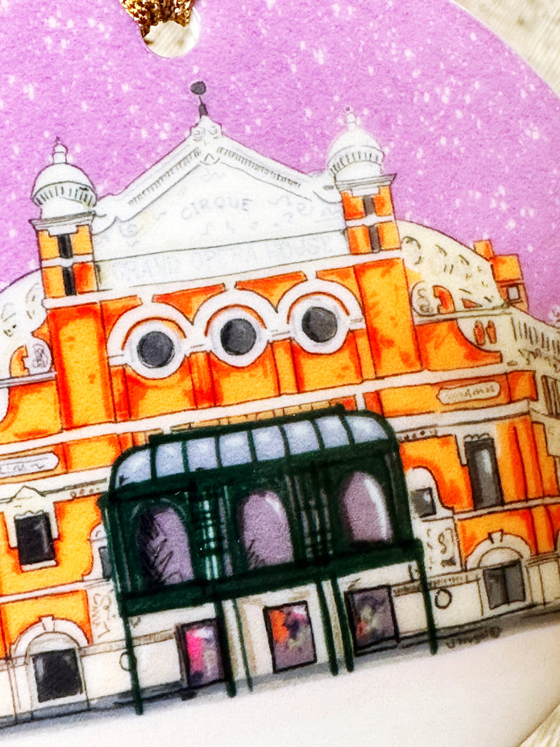 Grand Opera House Belfast Christmas Ceramic Decoration