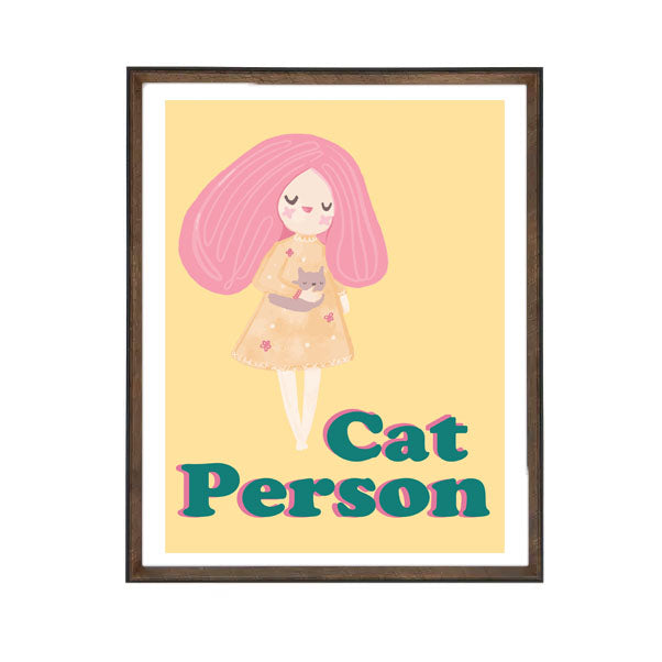 Cat Person Print