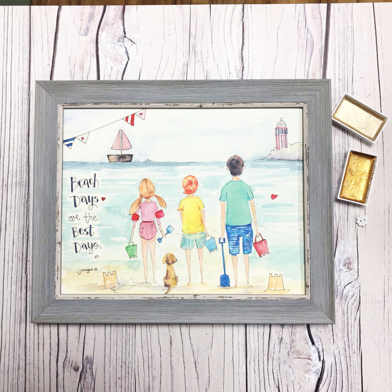"Beach Days" Print