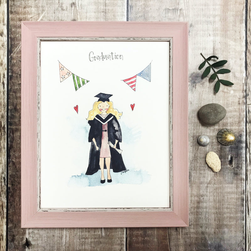 "Girl Graduate" Print