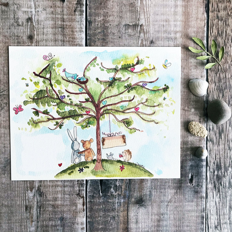"Family Tree" Personalised Print