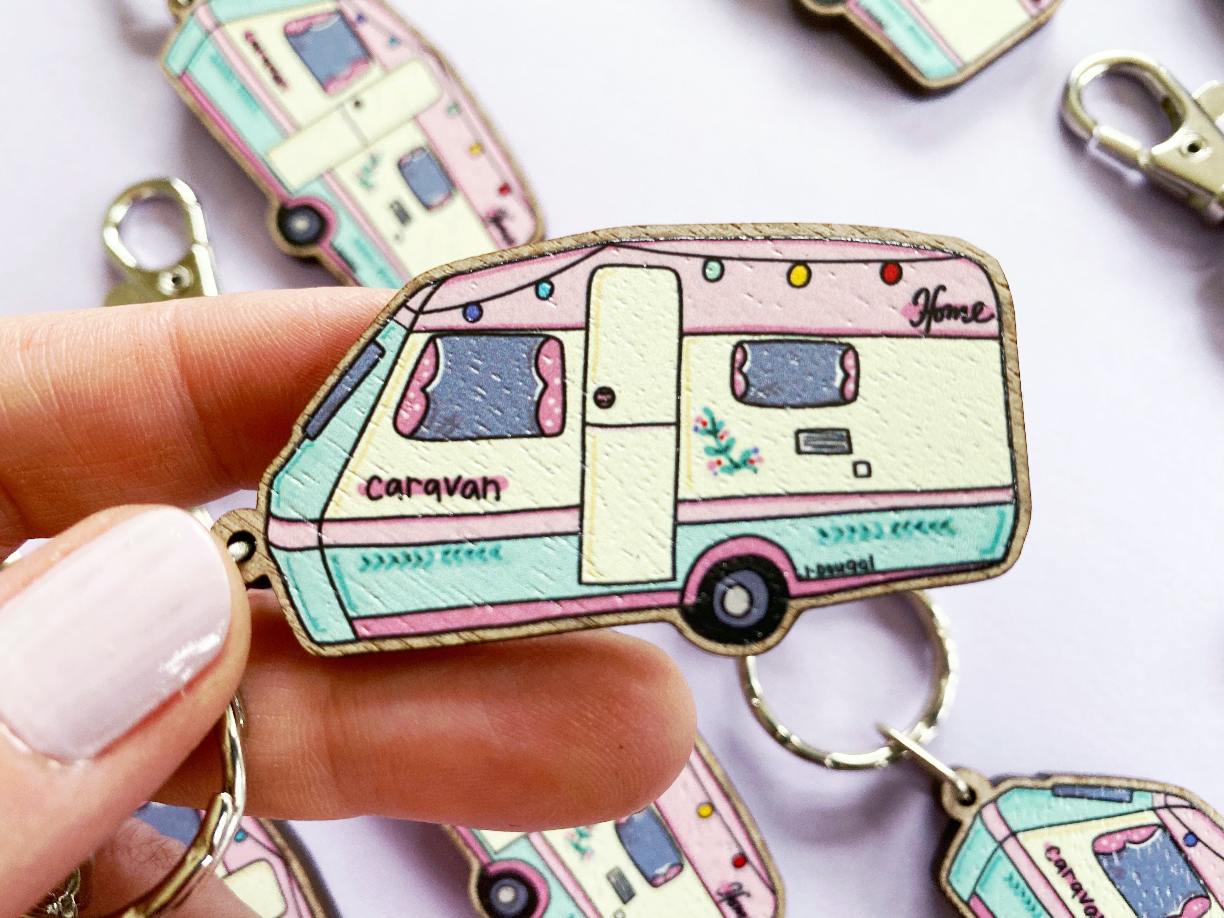 Caravan keyring on sale