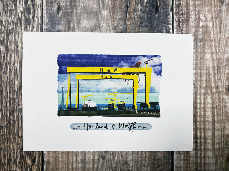 A5 Harland and Wolff Greeting Card