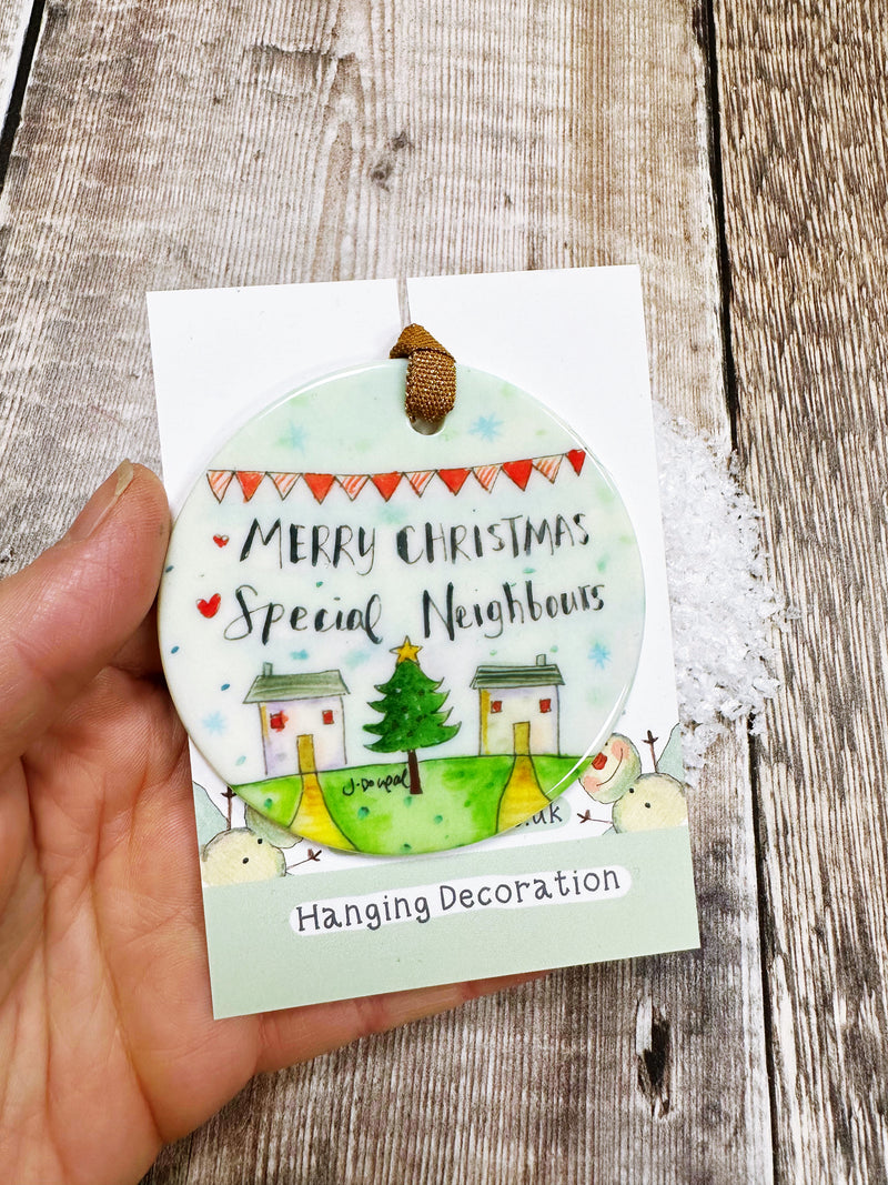 Special Neighbours Ceramic Decoration NOT PERSONALISED