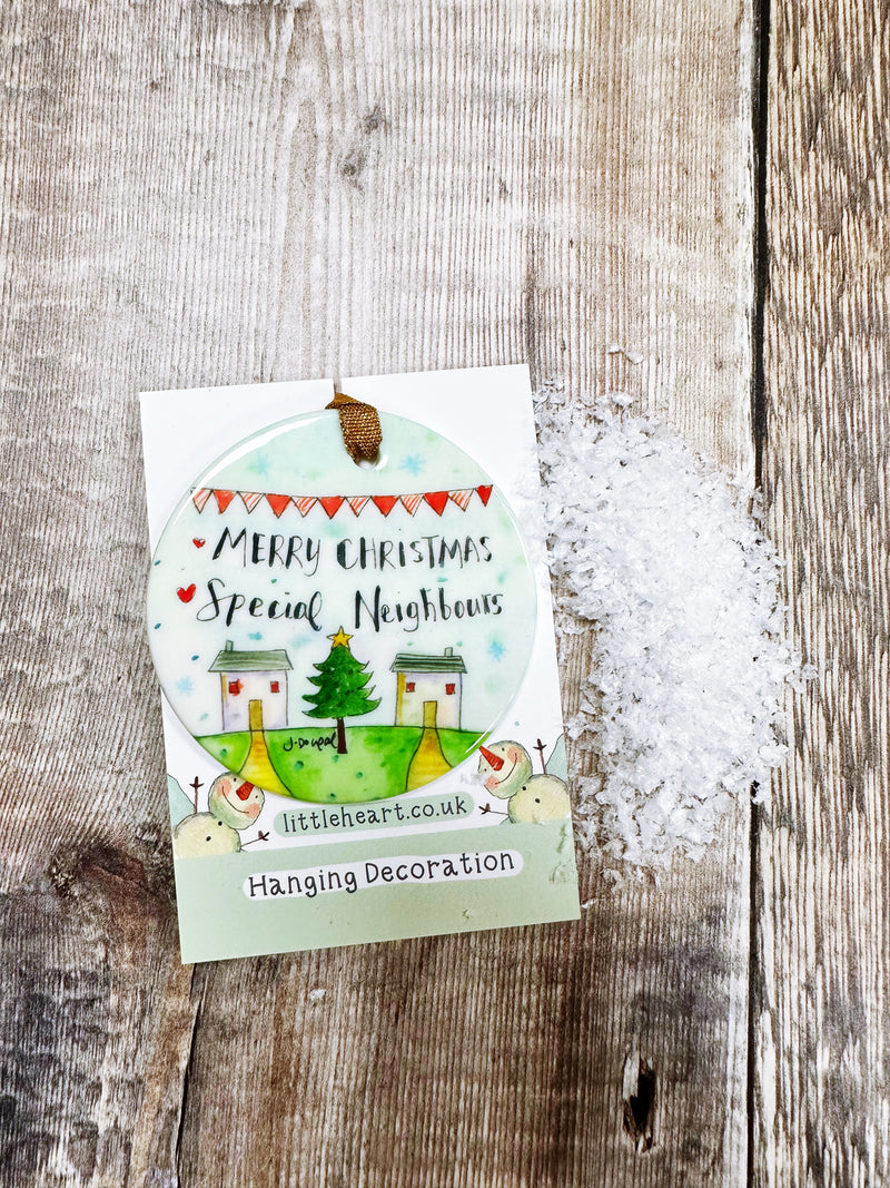 Special Neighbours Ceramic Decoration NOT PERSONALISED