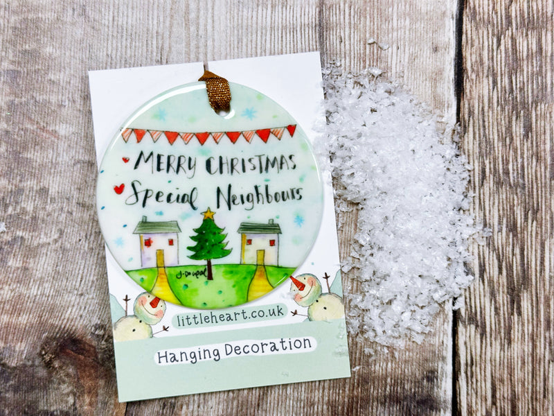 Special Neighbours Ceramic Decoration NOT PERSONALISED