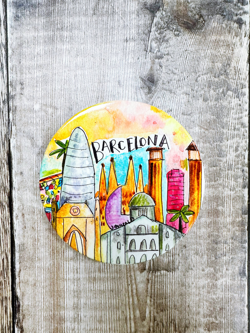 Barcelona Ceramic Coaster