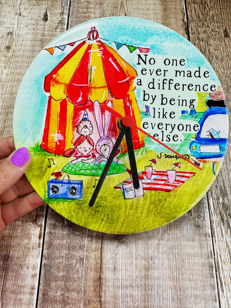 No one ever made a difference by being like everyone else.