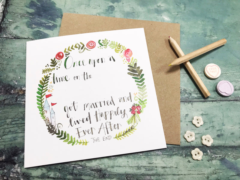 Once Upon a Time Card - Personalised