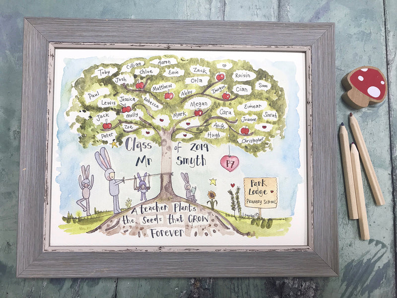 "Classroom Tree" Print