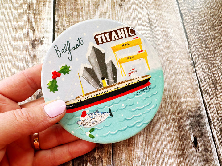 Titanic Shipyard Belfast Ceramic Coaster