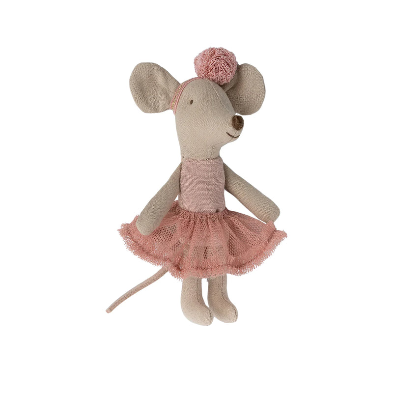 Maileg Ballerina mouse, Little sister - Pink