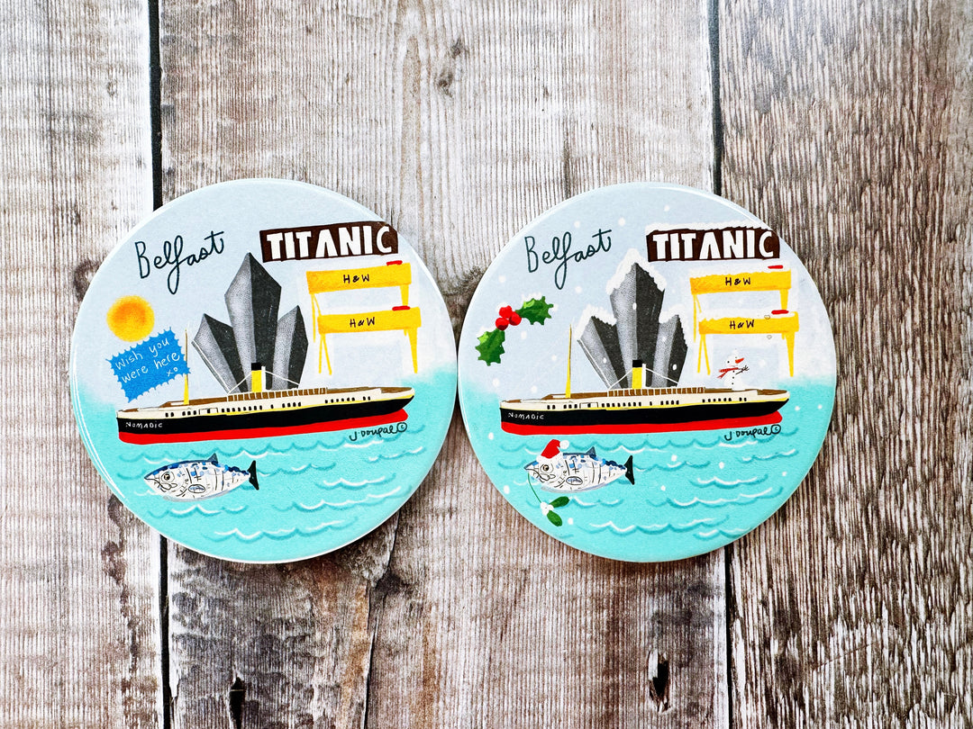 Titanic Shipyard Belfast Ceramic Coaster
