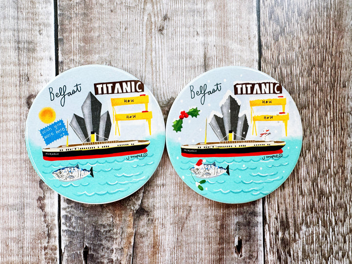 Titanic Shipyard Belfast Ceramic Coaster