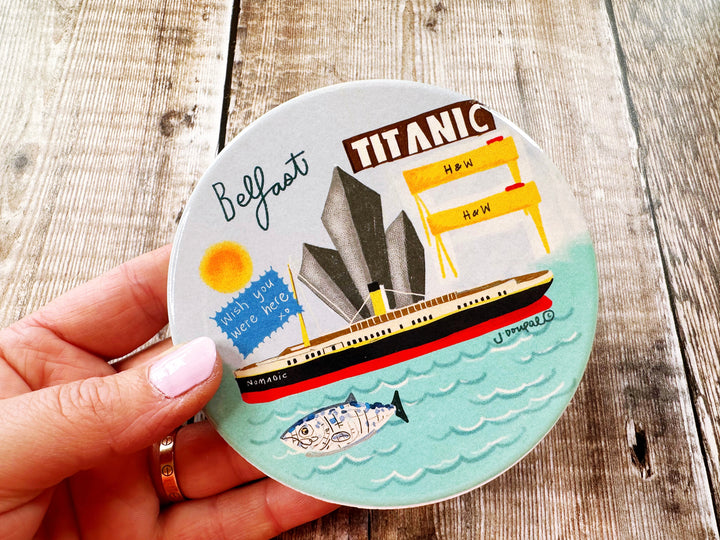 Titanic Shipyard Belfast Ceramic Coaster