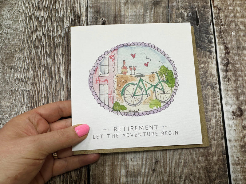 Little Bicycle Retirement Card - Personalised (Copy)