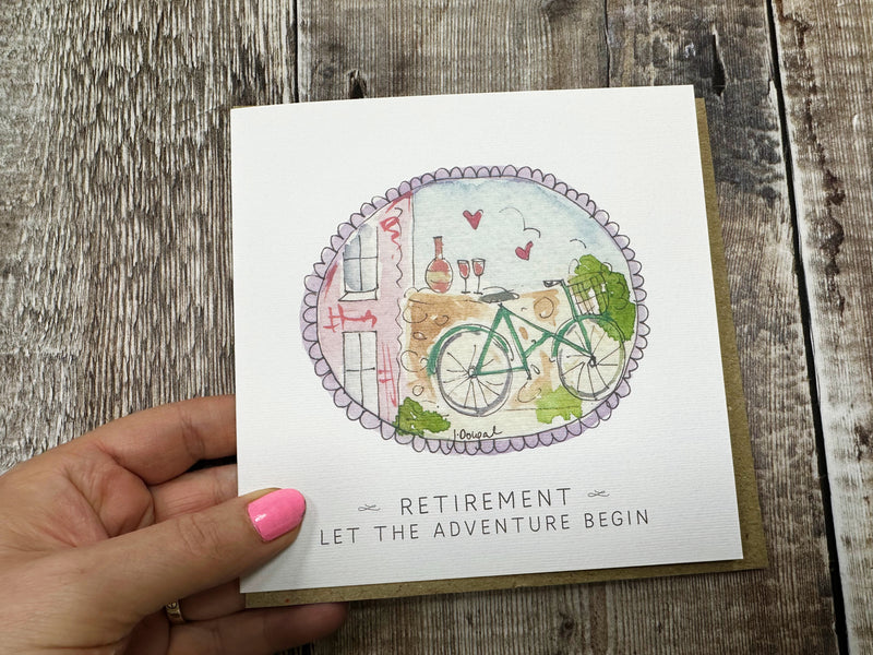 Little Bicycle Retirement Card - Personalised (Copy)