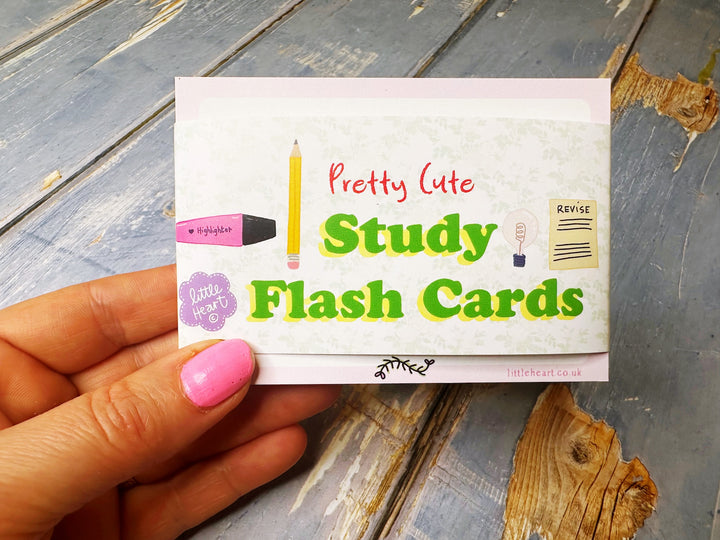 Little Flower Pretty Cute Study Flash Cards pack (approximately 40)