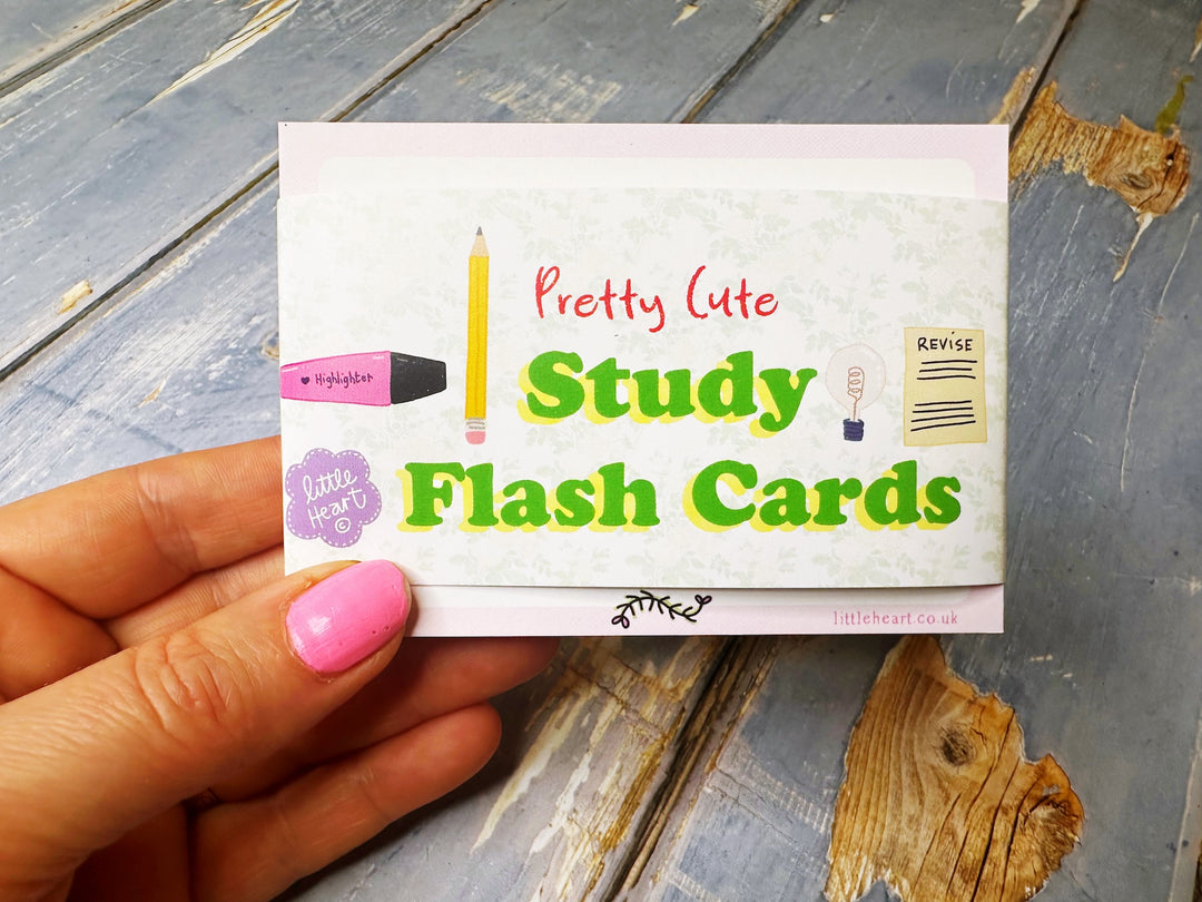 Little Flower Pretty Cute Study Flash Cards pack (approximately 40)