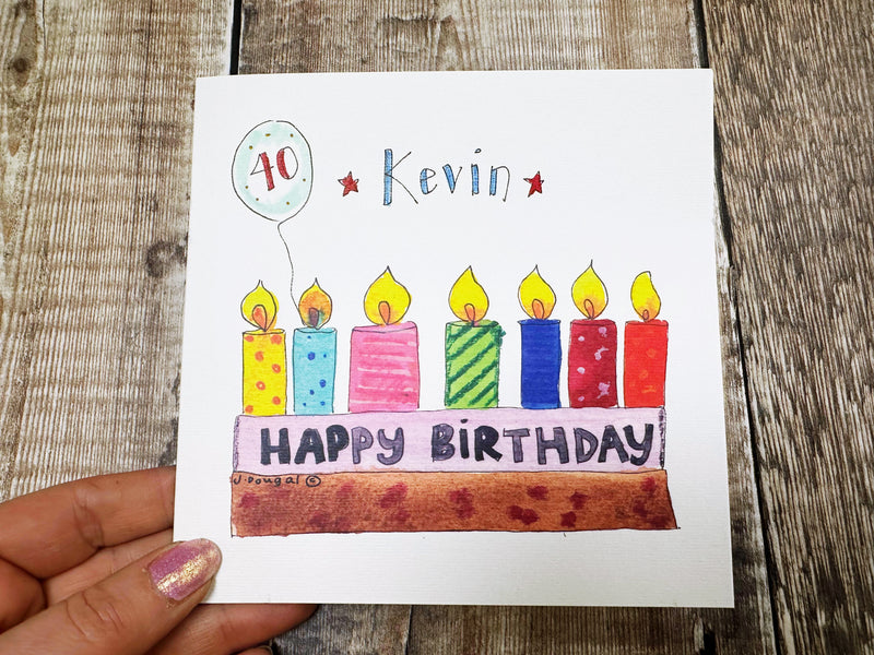 Birthday Candles Card