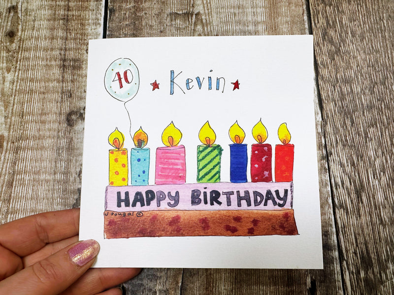 Birthday Candles Card