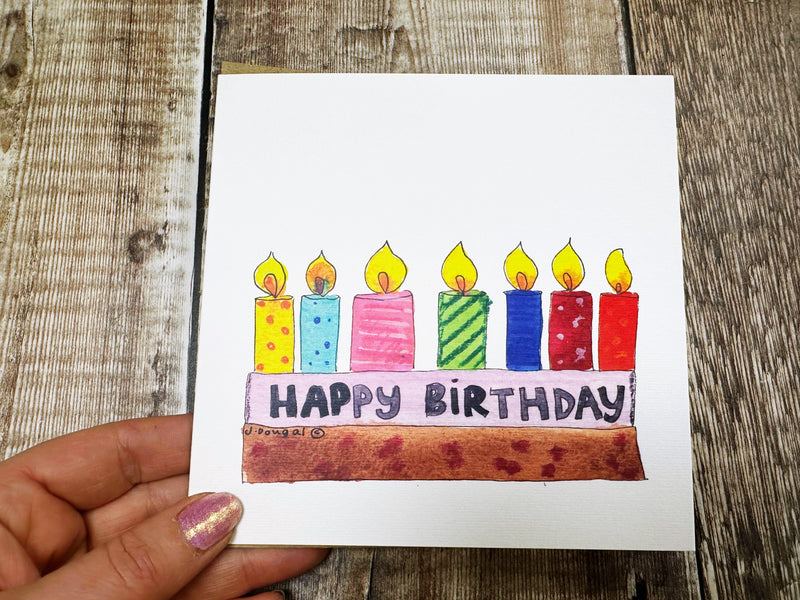 Birthday Candles Card