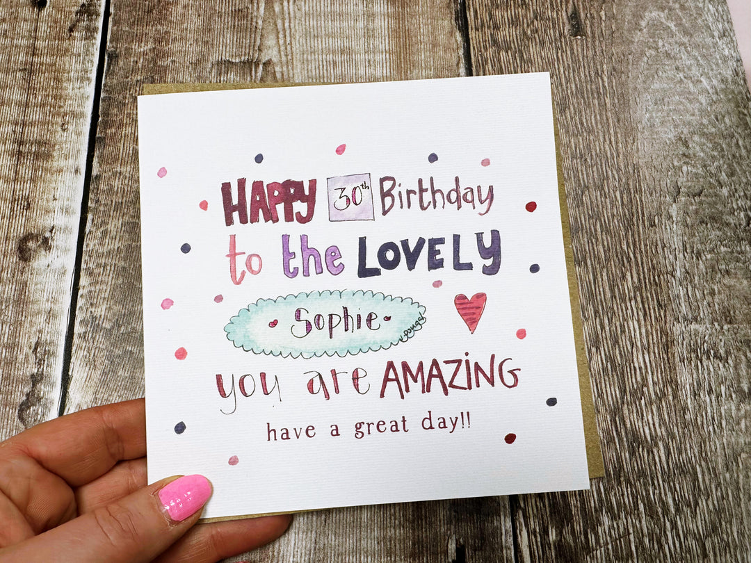 Happy Birthday to the Lovely Card