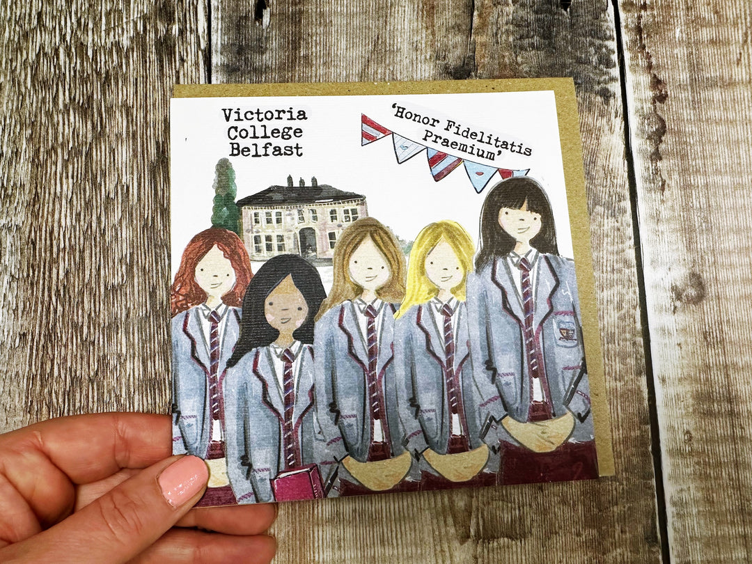 Secondary School Square Greeting Card
