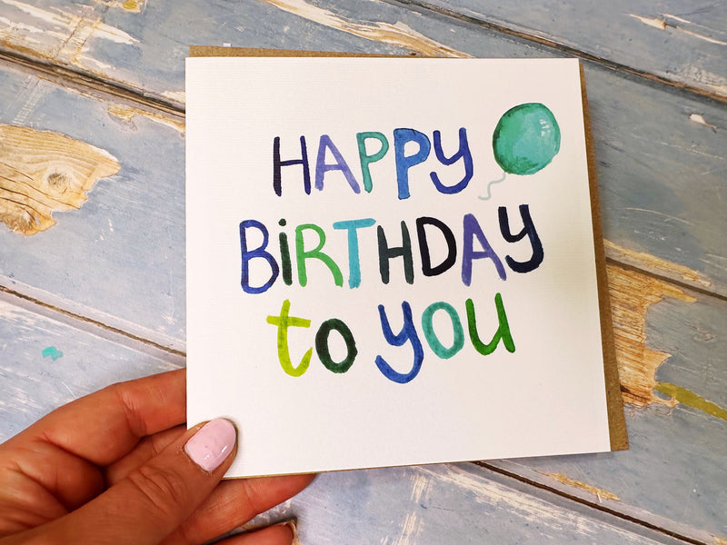 Happy Birthday to you Personalised cards