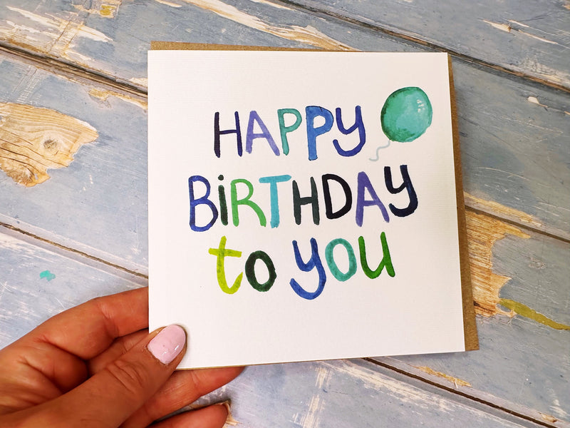 Happy Birthday to you Personalised cards