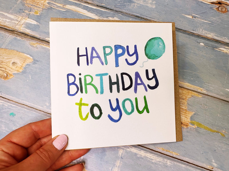 Happy Birthday to you Personalised cards