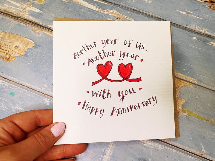 Happy Anniversary Another year with you personalised