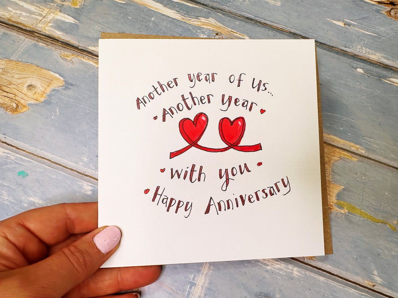 Happy Anniversary Another year with you personalised