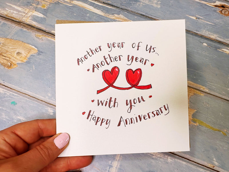 Happy Anniversary Another year with you personalised