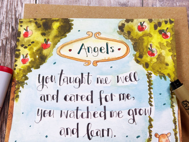 A5 Nursery School Saying Goodbye card