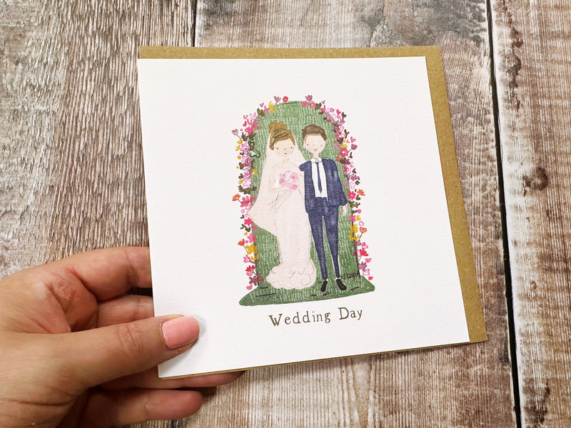 Wedding Couple Card- Personalised