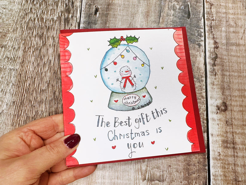 Best Gift this Christmas Card - Personalised