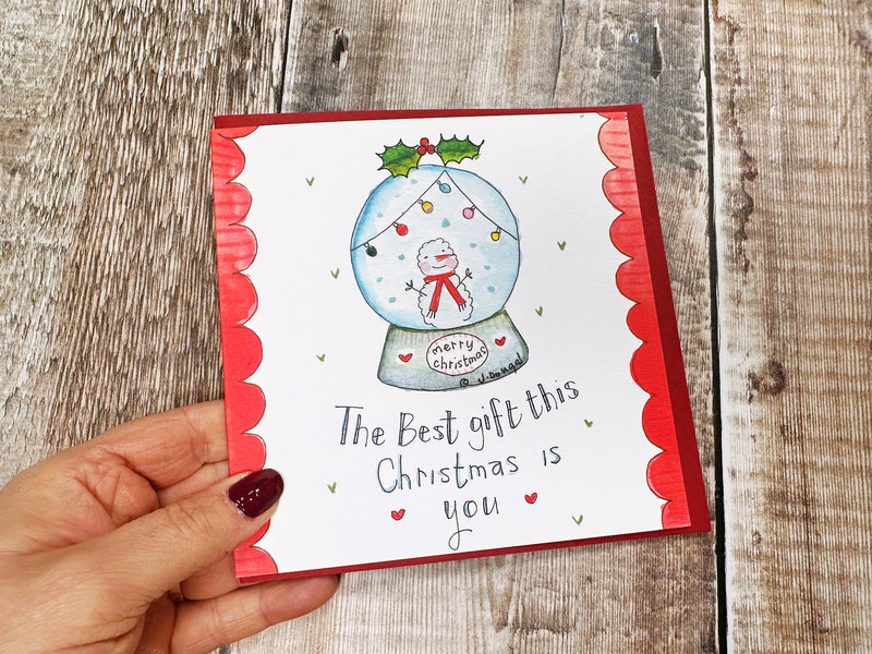 Best Gift this Christmas Card - Personalised